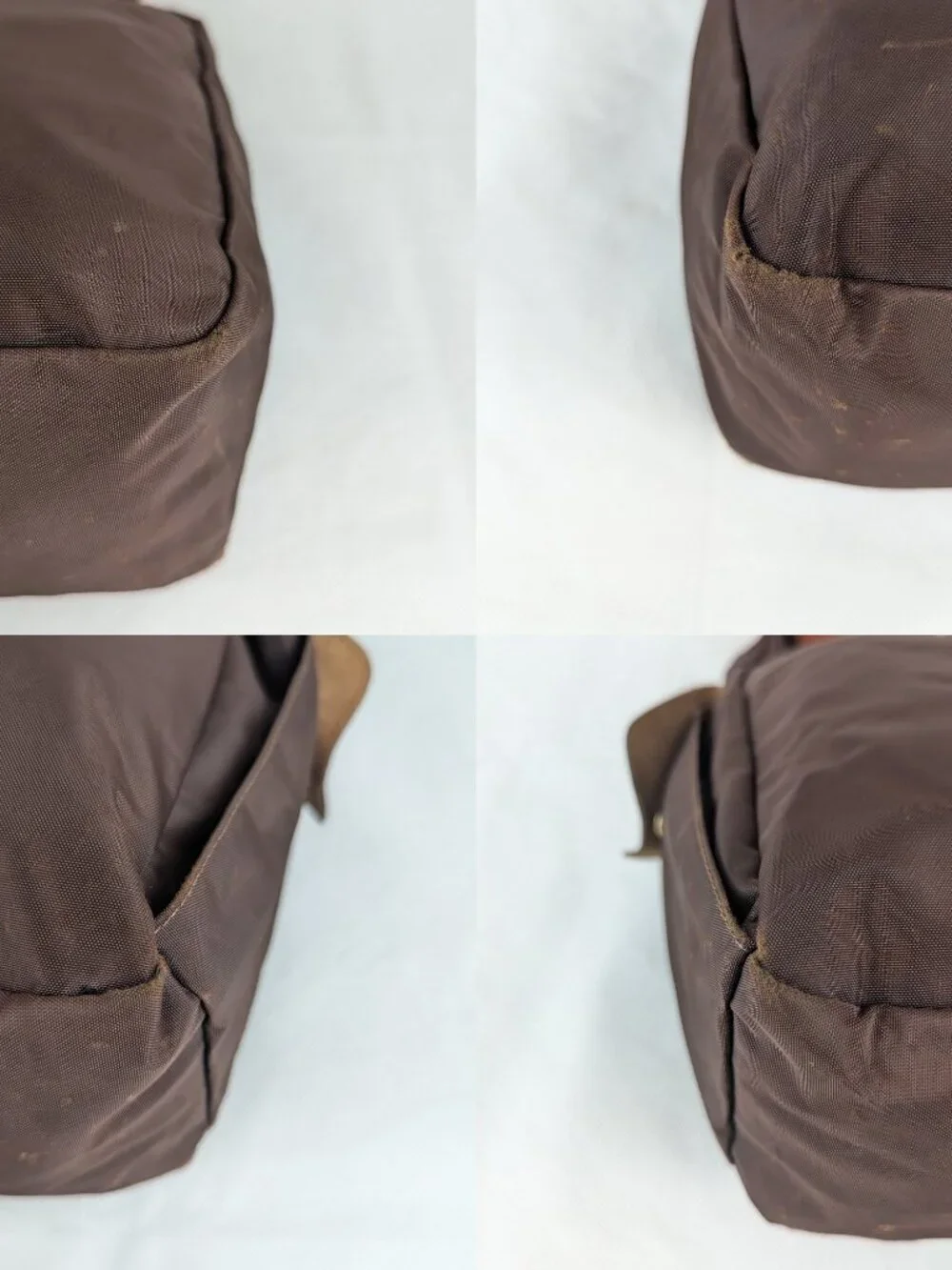 Authentic Longchamp le Pliage Hobo Shoulder Crossbody Bag Brown Made in China